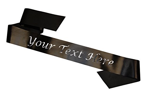 Personalised Black Sash Hen Party Night Do Birthday Prom Promotional Cheap