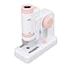 Handheld Microscopes, Childrens Microscope 80X-200X for Gift (Pink)