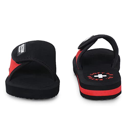 DOCTOR EXTRA SOFT Women's Care Orthopaedic and Diabetic Adjustable Strape Super Comfort Dr Sliders Flipflops and House Slippers for Women’s & Girl’s Slides D-52