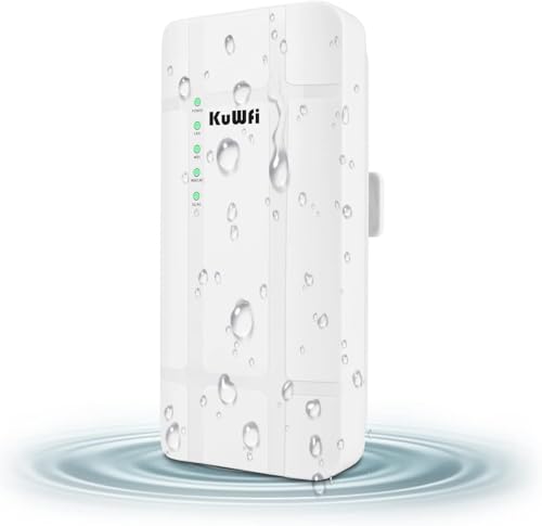 KuWFi 300Mbps Outdoor 4G LTE CPE WiFi Router with SIM Slot