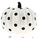 Folmywy White Artificial Pumpkin 8 Inch Large Fake Pumpkins Outdoor Plastic Halloween Decoration Crafts Fall Home Decorations Outside Porch Decor