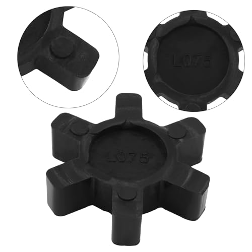 Hordion ZC202307202265 4Pcs L075 Flexible Nbr Rubber Spider Insert Solid Spider Center Fits L-075 L Jaw Coupling thumb #3