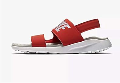 red nike tanjun sandals