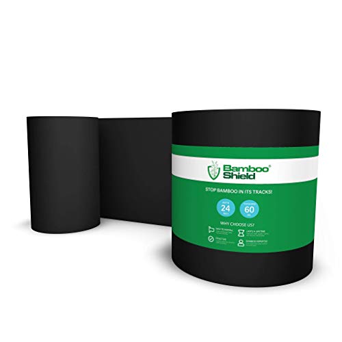 Bamboo Shield - 100 feet Long x 24 inch x 60 mil - Bamboo Root Barrier/Water Barrier