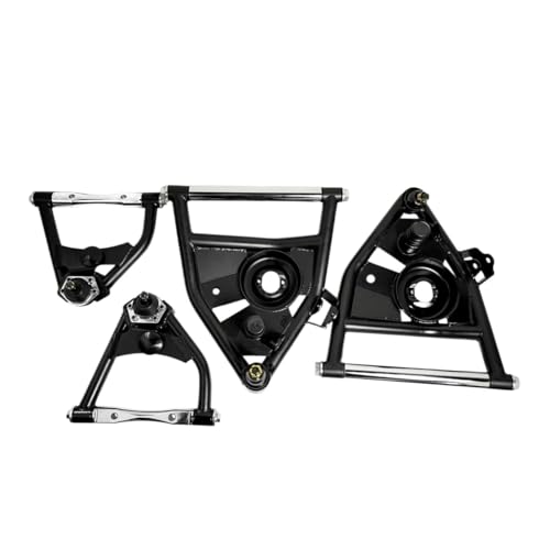 OLCYBDFC Brazos de control de repuesto for automóviles AP02 Brazos de control superiores e inferiores tubulares delanteros Compatible con Chevrolet C10 Compatible con camioneta Suburban 1963-70 Brazos