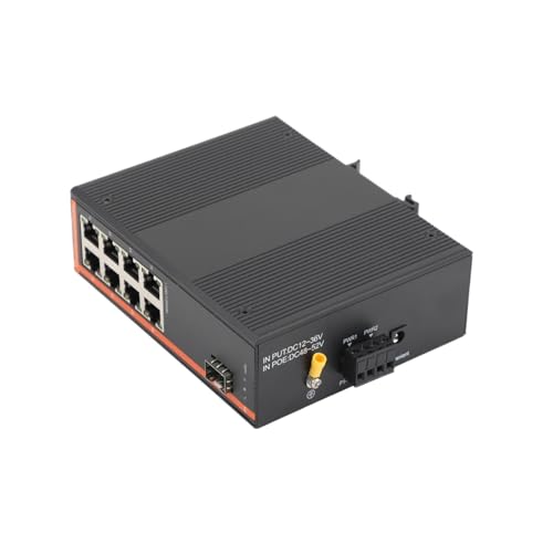 Convertisseur de média Gigabit SFP à 8 ports RJ45 pour étendre le réseau fibre optique