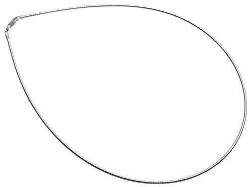 Silberketten-Store - Collar de plata de ley 1,5mm de ancho. Longitud: 44 centímetros