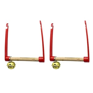 iplusmile Vogel Accessoire 2 Stks Creatieve Stand Speelgoed Prachtige Vogelstandaard Duurzaam Vogelladder Huisdier