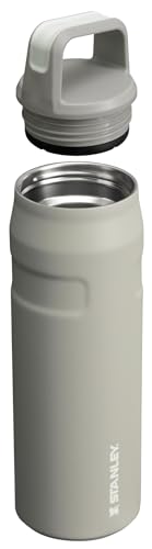 Image of Stanley IceFlow Cap and Carry Water Bottle | Wide Mouth Twist Lid | Lightweight & Leakproof for Travel & Sports | Insulated Stainless Steel | BPA-Free