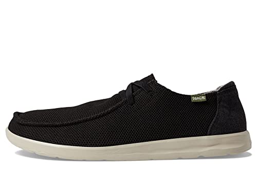 Sanuk Herren Shaka Mesh Sneaker, schwarz, 47 EU Cover