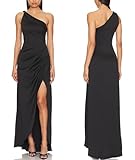Material: 86% Polyester, 14% Spandex, Made from premium, smooth fabric, this dress offers a comfortable and luxurious feel. Design: Women ruched formal dress, one shoulder and sleeveless design, The asymmetric neckline adds a fashionable edge. This c...
