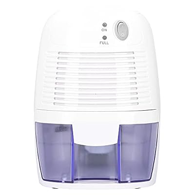 Hamwesh Dehumidifier for Home, 10W Small Quiet Portable Dehumidifier with 500ml Water Tank for Bathroom Bedroom Dorm Room Home RV Closet