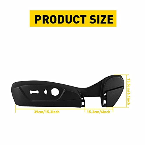 Seat Switch Bezel Trim Panel Black Left Driver Power Fits 2013 2014 2015 2016 For Chevrolet Malibu Replaces Gm 22753131 #TOP4