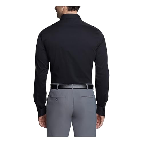 Calvin Klein Men's Slim Fit Non Iron Solid French Cuff Dress Shirt - Amazon Exclusive2