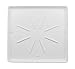 Camco 20762 30"OD x 28" Washing Machine Drain Pan for Stackable Units w/PVC Fitting (White) - Inner dimensions: 25"x27"