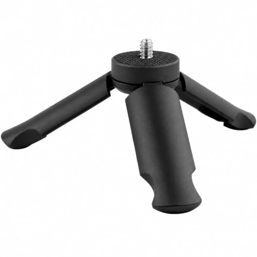 Mini Trépied avec vis 1/4 pour DJI Osmo Pocket 4/3, Mini Trépied Vlog Antidérapant Stabilisateur Appareil Photo Reflex Bureau Support de Table Compact...
