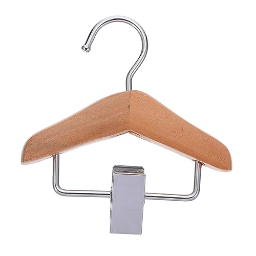 HAPINARY 1pc Pet Hanger Mini Clothing Rack Portable Clothes Rack Hanger Dog Pet Dress Hanger Skirt Hanger Pet Pants Clip Rack Hangers Pets Pet Supplies Brown Stainless Steel