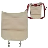 ランドセル用背あて 保冷剤ポケット付き 背中パッド ランドセルパッド 保冷パッド 保温パッド Hugmuu (Beige)