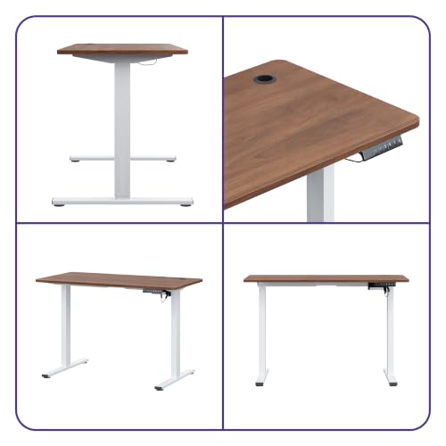 Image of Wakefit Study Table | 5 Yr Warranty | Standing desk, Computer Table for Home Pc, Electric Height adjustable, Digital Display & 4 Memory Presets, Free Installation, Modern Ergonomic Wobble-Free- L160Cm