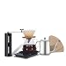 MKYSB Pour Over ekspres do kawy V60 filtr kapania szklane garnki zestawy 500 ml czajnik waga elektroniczna z timerem mini młynkiem