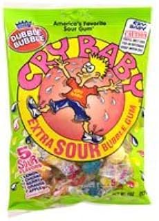 Cry Baby Extra Sour Bubble Gum (4 oz Bags)