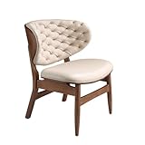CONFORT MAXIMAL ET RELAXATION : Avec un dossier capitonné, un siège rembourré et une mousse de polyuréthane de 25 kg/m3, ce fauteuil offre un confort exceptionnel pour vos moments de détente.