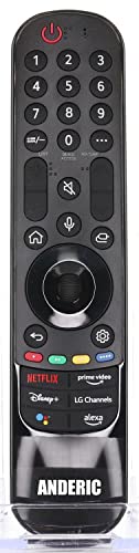 AN-MR22GA Magic IR-Only for LG No Voice/Mouse Function TV Remote Control AN-MR21GA, AN-MR21GC, AN-MR22GA LG Smart TV 43NANO 50UP 55NANO 60UP 65NANO 70UP 75NANO 86NANO OLED Series - RR22GA - Thumbnail 2