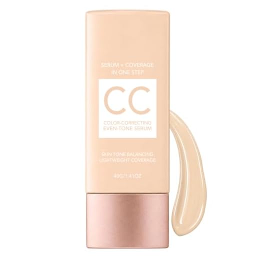 CC Tinted Serum, Skin Tone Balancing Formula, 40ml, Natural skin tone