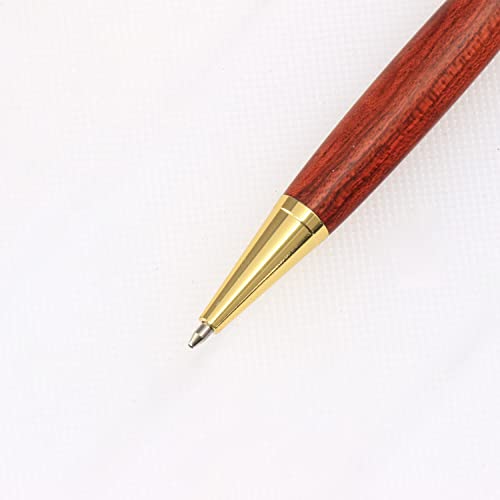 Legacy Woodturning, Slimline Pen Kit - Gold With Black Striped Clip, 10 Pack #TOP3