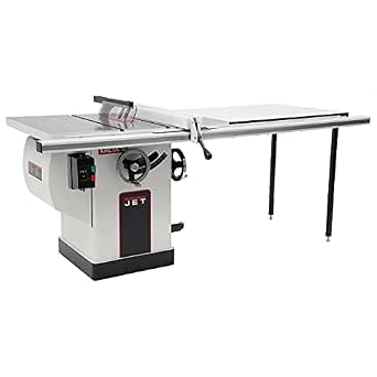 JET 10-Inch Deluxe XACTA Table Saw, 50-Inch Rip, 3 HP, 230V 1Ph