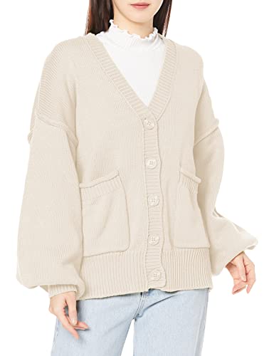 ［ビス］ カーディガン ゆったりビッグカーディガン レディース BVK12040 キナリ(16) F