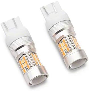 Axial Vividline Dual Color LED Front Turn Signal Bulbs 7443 Fits Jeep Wrangler JL Sport 2018-2020