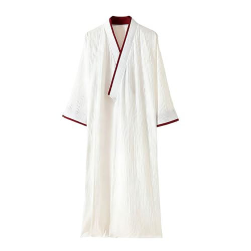 Kimono largo de hombre para estar en casa y vacaciones de verano