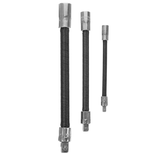 Rallonge de clé à douille flexible en acier noir robuste - 2