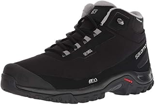 Salomon Men's Shelter CSWP Snow Boots, Black/Black/Frost Gray, 10