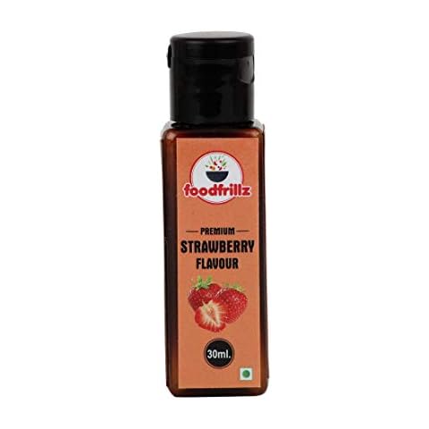 foodfrillz Strawberry Food Flavor Essence for CakeCookiesIce CreamsSweets 30 ml Cover