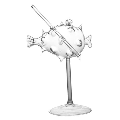 LOLIPPYY Copa De Cóctel Original Con Forma De Vaso De Vidrio Transparente Para Vino y Jugos Diseño Creativo y Divertido Para Fiestas y Reuniones