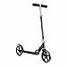 WZWHJ wunderschönen 2 Roll-Roller-Stunt-Scooter-Scooter, Faltbarer Roller, mit einstellbarem Griff, 100 kg Tragfähigkeit (Farbe: Schwarz) (Color : Black)