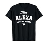 Team Alexa Membro a Vita Nome Divertente Alexa Maglietta