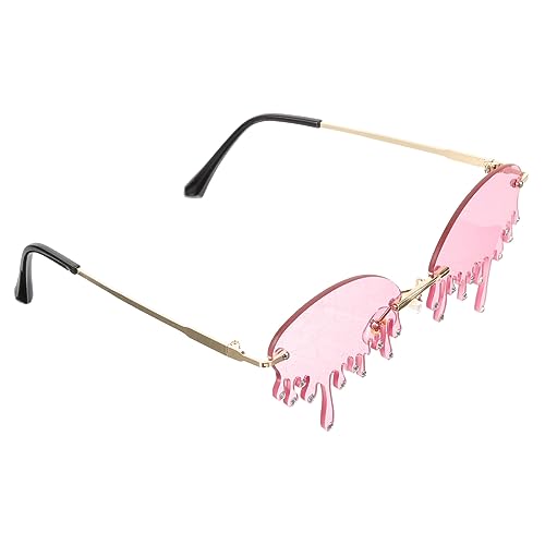 Verres colorés accessoires de déguisements Healvian pour un look rave fou