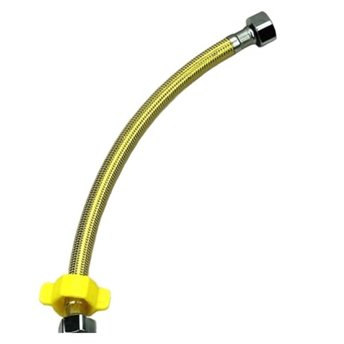 Tuyau de machine à laver en acier inoxydable - Tube épais pour buanderie - 120 cm de long - Anti-fuite - Installation facile - Ajustement universel - Robuste