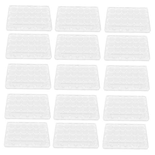 Anneome 24個ウズラ卵保存容器 透明 ウズラ卵カー キッチン収納 冷蔵庫対応 コンパクト 大容量 携帯用 保存ボックス キャンプ ピクニック 適用