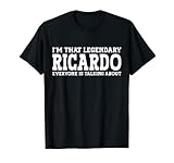 Ricardo Personal Name Funny Ricardo T-Shirt