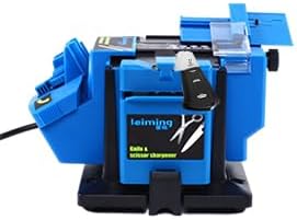 Miniatura 9 de Afiladora multitarea, 110 V, afilador de brocas eléctrico multifunción para afilar taladros, tijeras para cepillar, cuchillo, cincel, cuchillo de