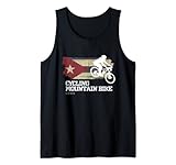 Camiseta cubana de ciclismo de montaña para profesionales aficionados. Diseño de bicicleta para competición, ciclista, marido, ciclismo, mamá, ciclismo, papá, que aman las piezas de bicicleta, accesorios de bicicleta, pedales, cadena de bicicleta, casco de bicicleta, manivelas, neumáticos de bicicleta, ropa de ciclismo.