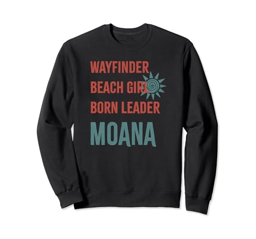 Sweat Disney Moana imprimé pour les soirées de plage et sorties fraîches fille
