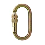 Fusion Climb Ovatti Steel Screw-Lock Oval-Shaped Carabiner