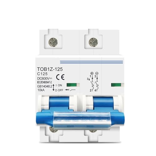 Disjoncteur 100A DC MCB 600V pour sécuriser la batterie de votre van aménagé ou maison isolée