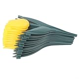 Kunststoff-Gartenzaun, 12 Stück, mehrfarbig, für den Außenbereich...