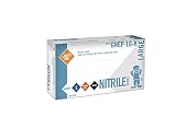 Black Nitrile Exam Gloves - Medical Grade, Disposable, Powder Free, Latex Rubber Free, Heavy Duty, Textured, Non Sterile, Work, Medical, Food Safe, Cleaning, Wholesale, Size Small (Box of 100)